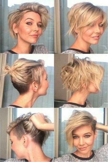 Coupe pixie courte