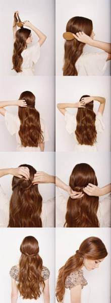 Peignure cheveux long