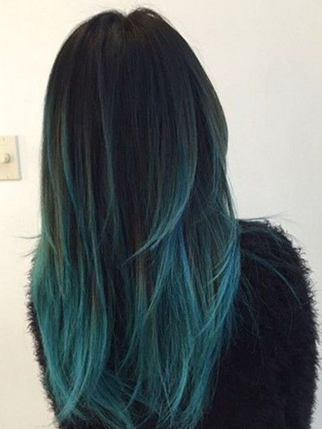 Tie and dye cheveux long