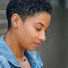 Coupe afro courte femme 2024