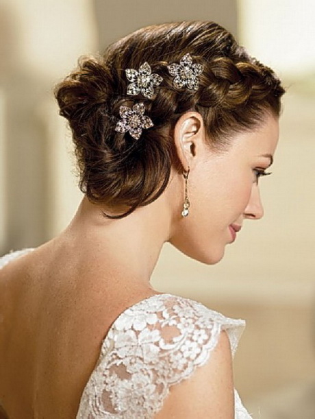 Cheveux courts coiffure mariage