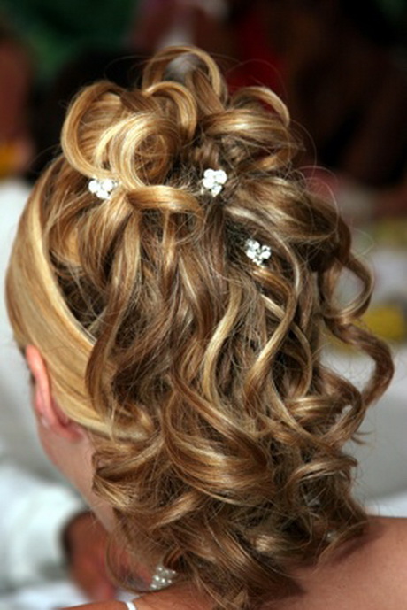 Chignon de mariée cheveux long