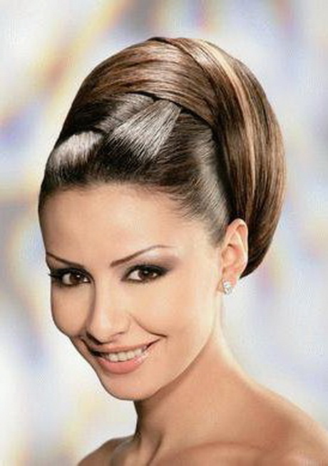 Chignon mariage arabe