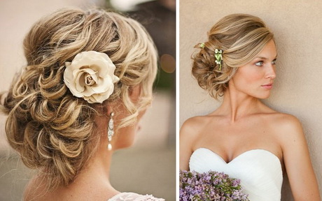 Chignon mariage cheveux longs