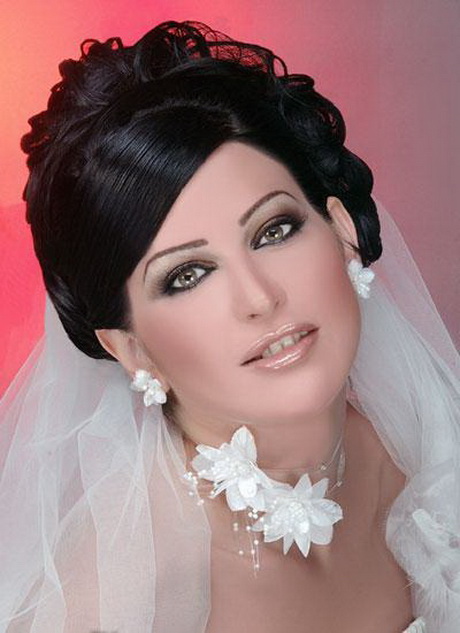 Chignon mariage libanais