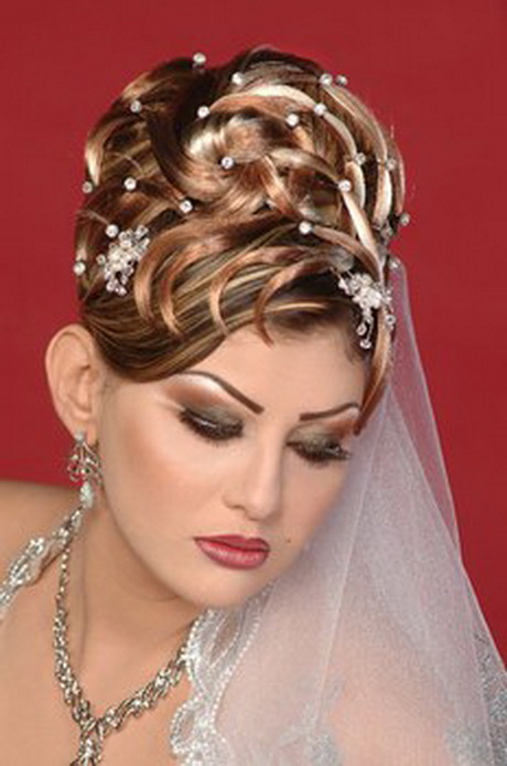 Chignon mariage libanais