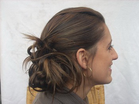 Chignon mariage moderne