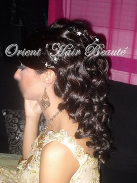 Chignon mariage oriental