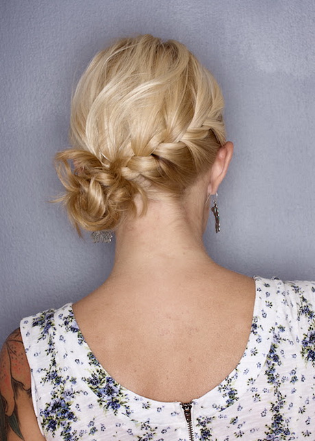 Chignon temoin mariage