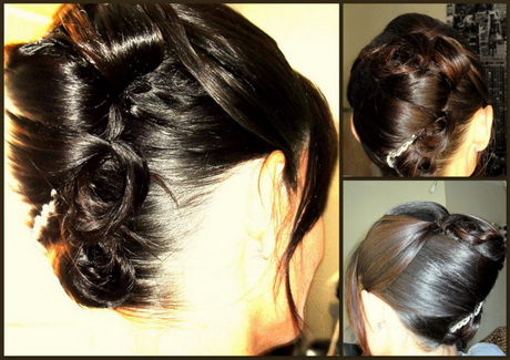 Chignons banane mariage