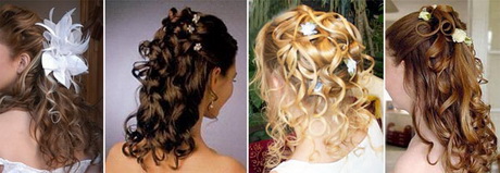 Chignons mariage cheveux longs