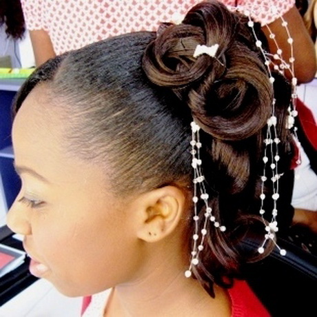 Coiffure afro mariage