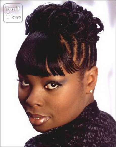 Coiffure afro tissage