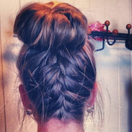 Coiffure avec chignon