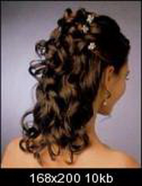 Coiffure boucles mariage