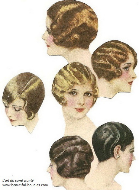 Coiffure charleston cheveux longs