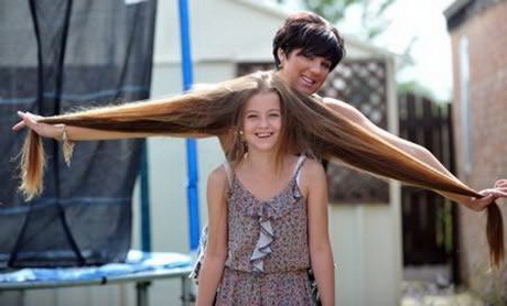 Coiffure cheveux long fille