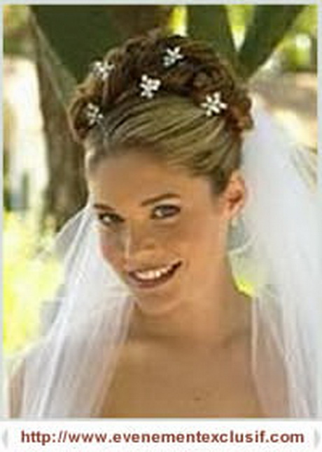 Coiffure de mariage cheveux courts photos