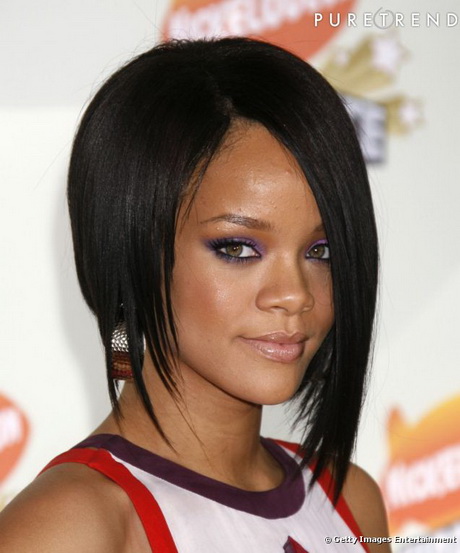 Coiffure de rihanna court