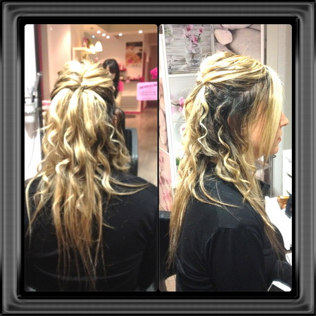 Coiffure de soiree cheveux long