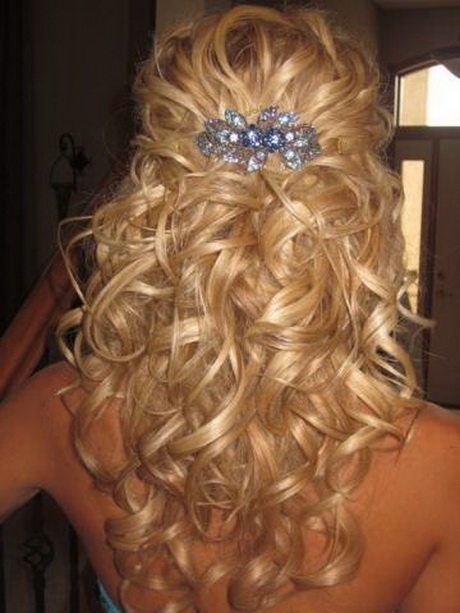 Coiffure haute cheveux long