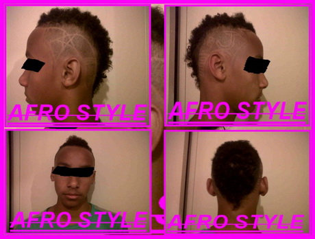 Coiffure homme afro