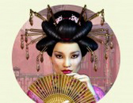 Coiffure japonaise femme