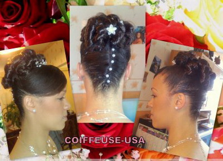 Coiffure mariage afro americain