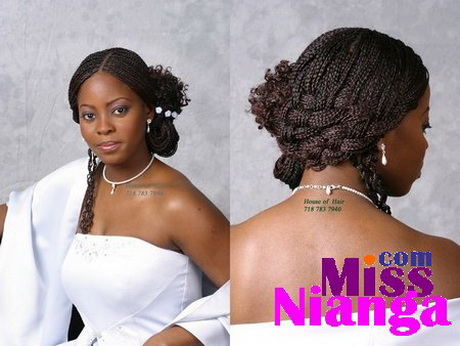 Coiffure mariage afro