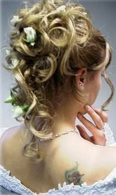 Coiffure mariage boucles