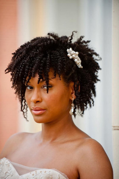 Coiffure mariage cheveux crépus