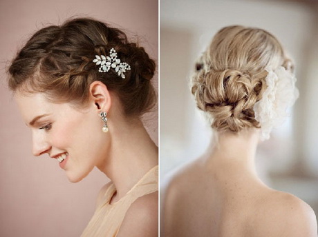 Coiffure tresse et chignon