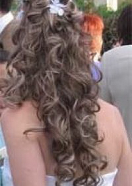 Coiffures mariage cheveux longs