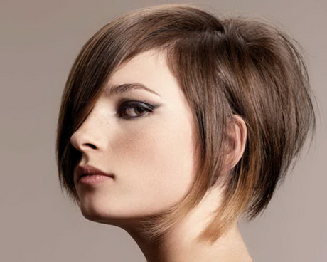 Coupe cheveux carré plongeant