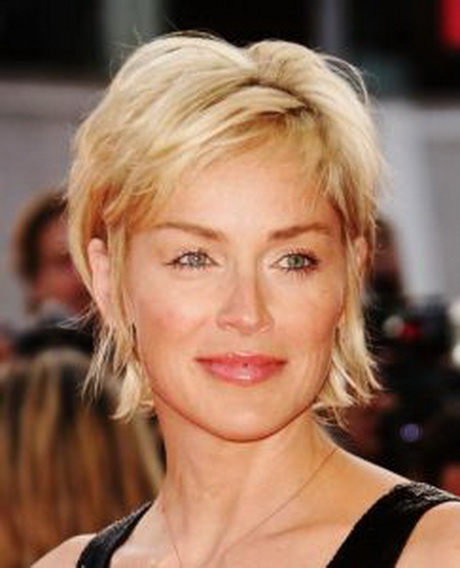 Coupe courte sharon stone