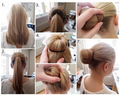 Faire chignon donut