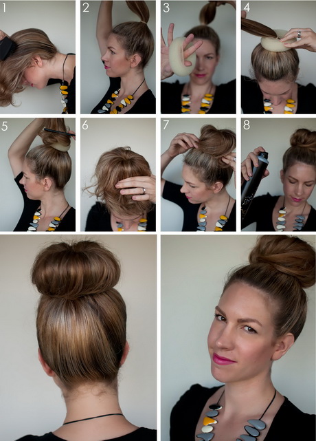 Faire chignon donut