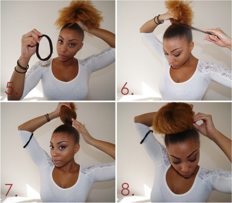 Faire chignon haut