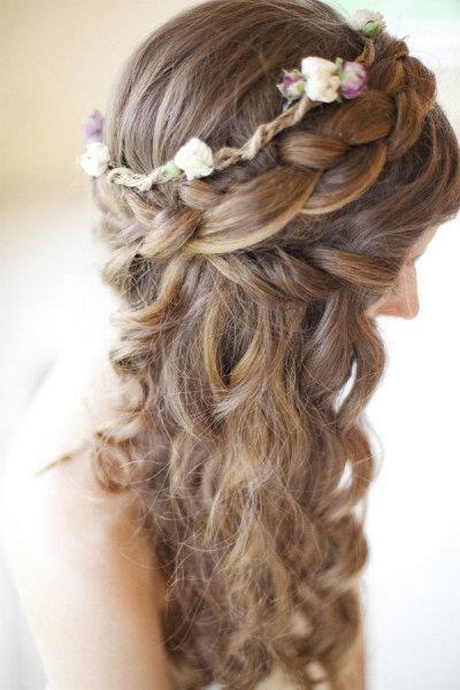 Fleurs coiffure mariage