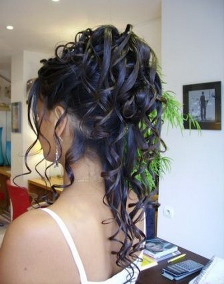 Model de coiffure mariage