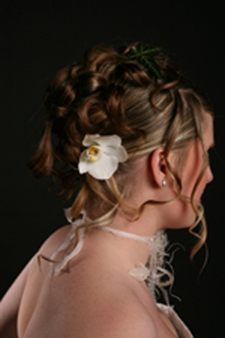 Model de coiffure mariage