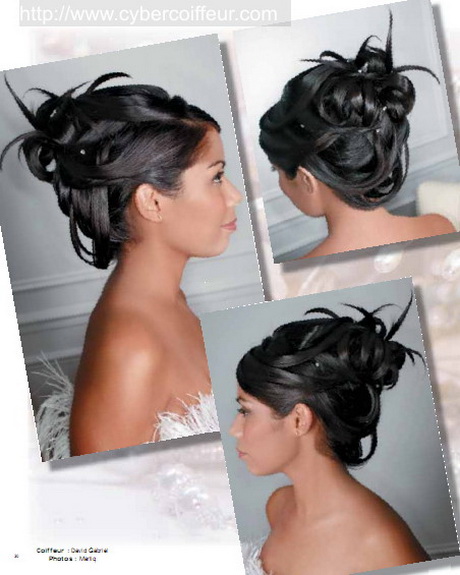 Modele chignon mariage