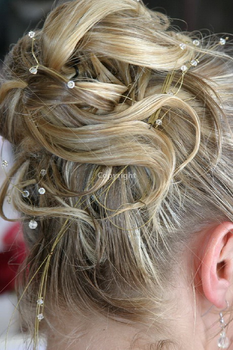 Modele chignon mariage