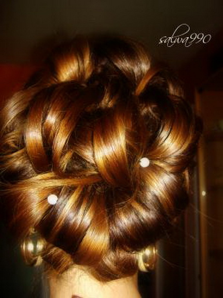 Modele chignon mariée