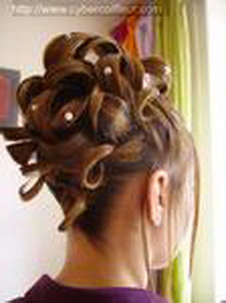 Modele chignon mariée