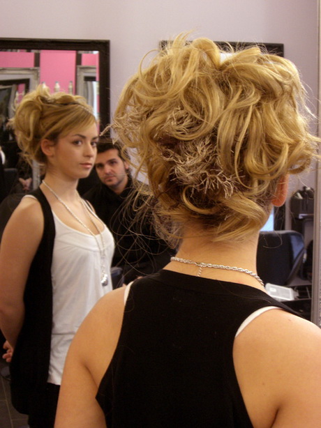 Modèle chignon soirée