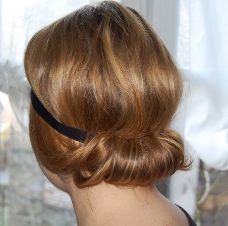 Photo chignon cheveux mi long