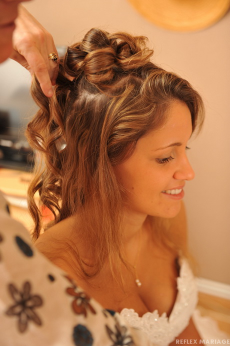 Photo de coiffure pour un mariage