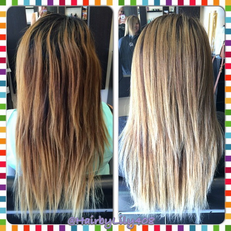 Balayage blond