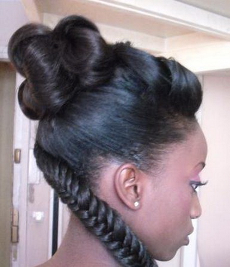 Chignon africain